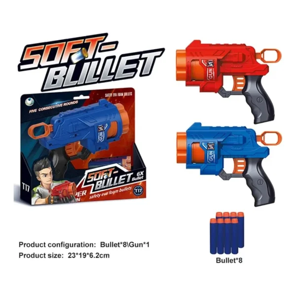 Pistola Lanza Dardos Mini Simil Nerf