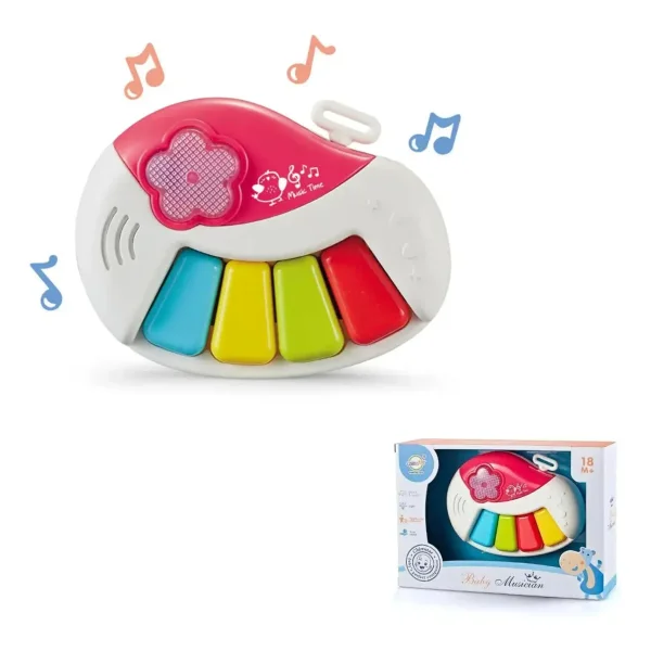 Piano Para Niños Juguete Instrumento Musical Sonido Y Luz