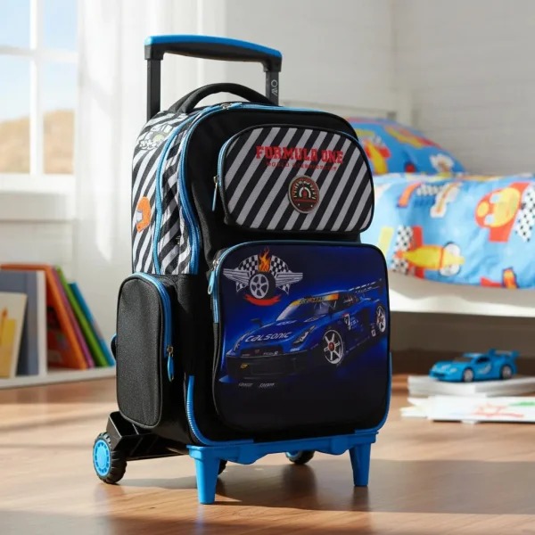 Mochila Escolar Carrito Reforzada Manija Telescopica Carro