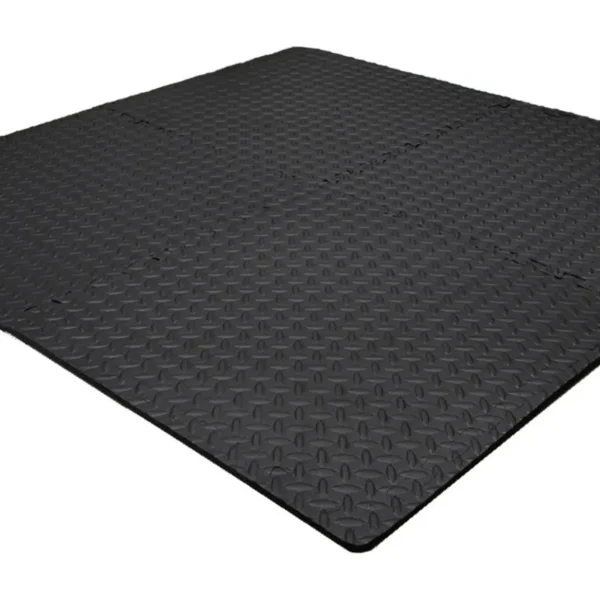 Piso Goma Eva Gym Pack X4 Encastrable 10mm Con Bordes