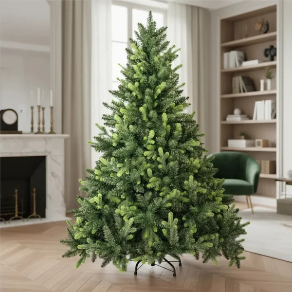 Arbol De Navidad Fabesa Pino Natural Super Real 1.50mts Verde