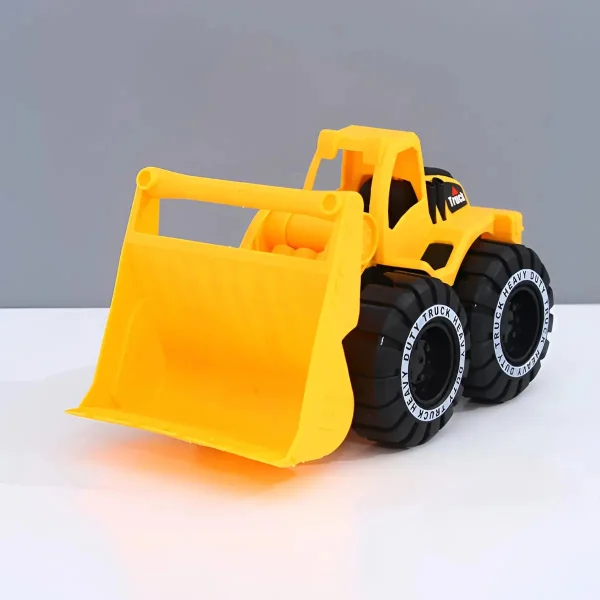 Excavadora Juguete Friccion Amarillo Truck 25cm