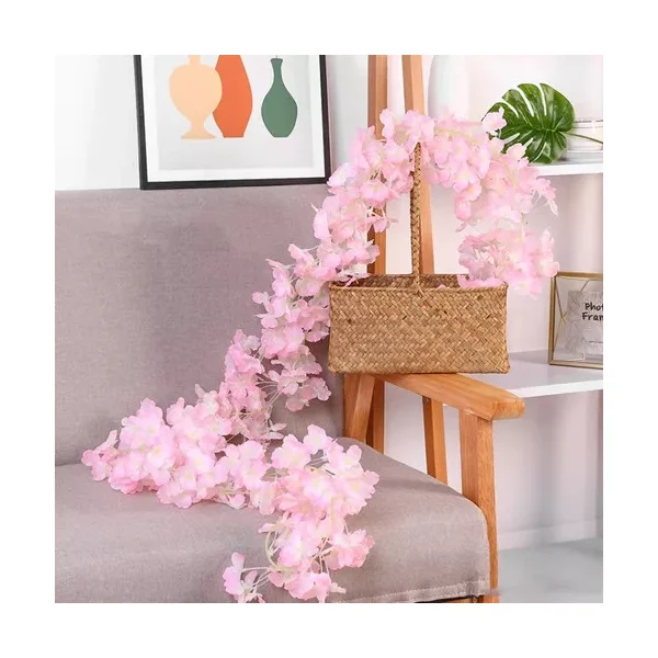 Guirnalda De Flores Artificiales Pack X5 Decoracion