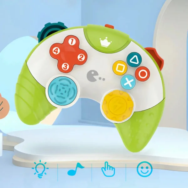 Joystick Luces Sonidos Juego Didactico Musical Juguete Bebe Pacman