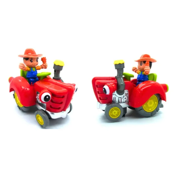 Coche Tractor Juguete Bebe Con Luz Sonidos Y Movimiento