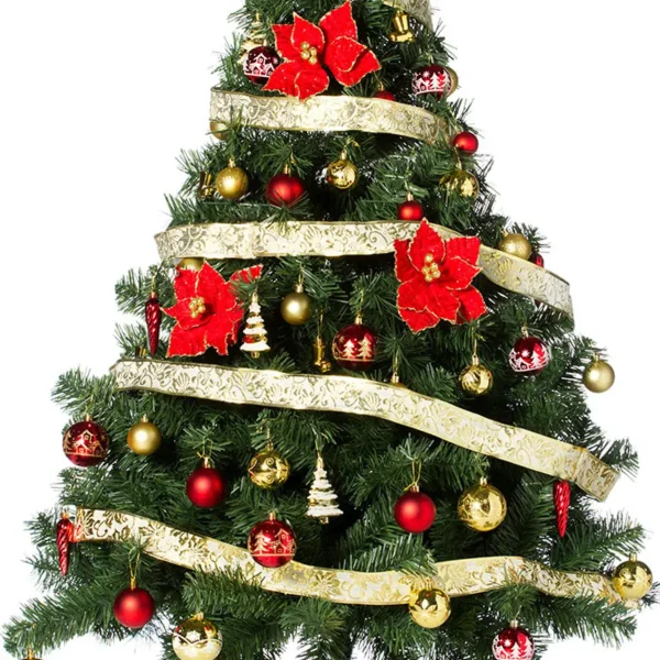 Arbol Navidad Montañes Deluxe 1.30mts Con Adornos Decoración