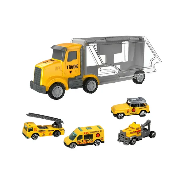 Juguete Camion Mosquito Valija Porta Autos Policía Bombero