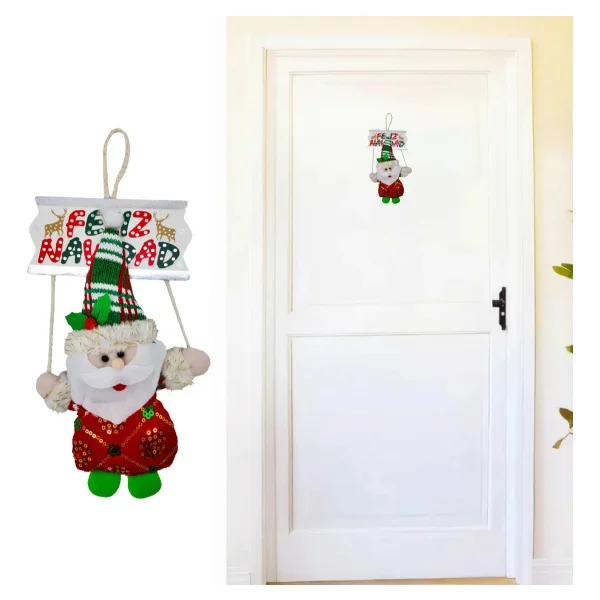 Adornos Navideños Colgante De Paño Deco Navidad Rojo Colgante De Paño