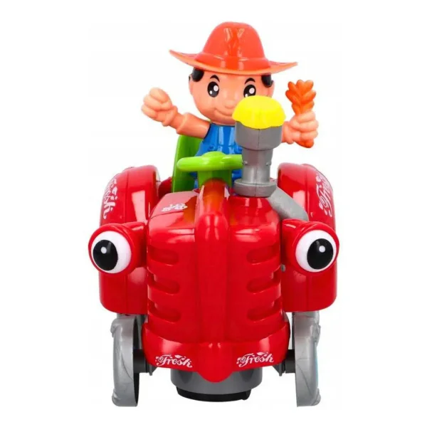 Coche Tractor Juguete Bebe Con Luz Sonidos Y Movimiento