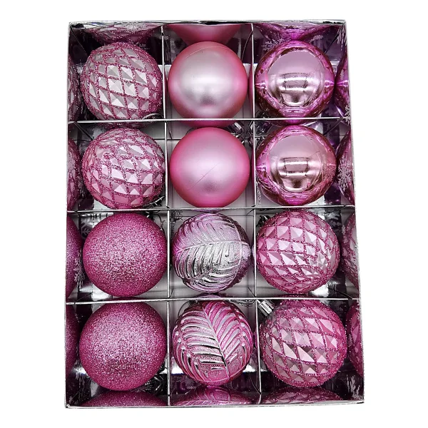 Navidad Adornos Bolas Navideñas Decoradas 6cm X12 Piezas