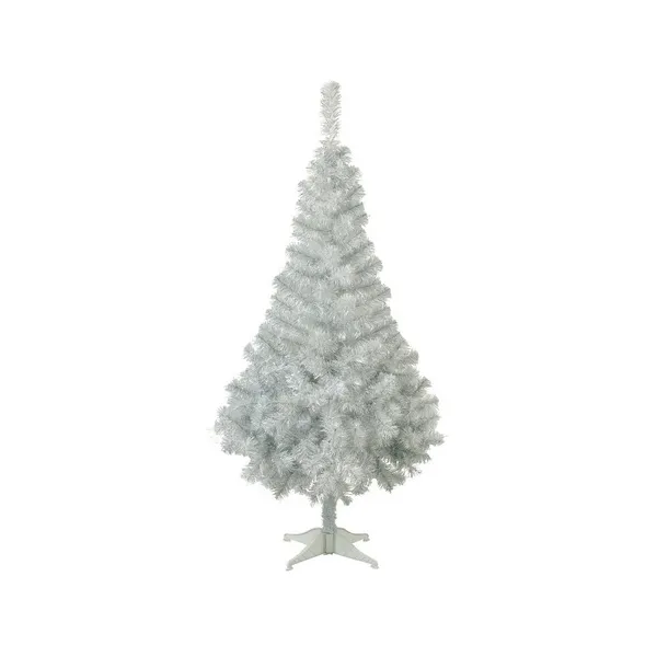 Arbol De Navidad Canadian Spruce Arbolito Pino Blanco Plata 1.80 Mts Con Base Plástica