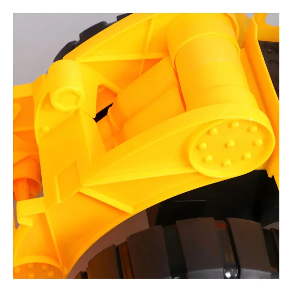 Excavadora Juguete Friccion Amarillo Truck 25cm