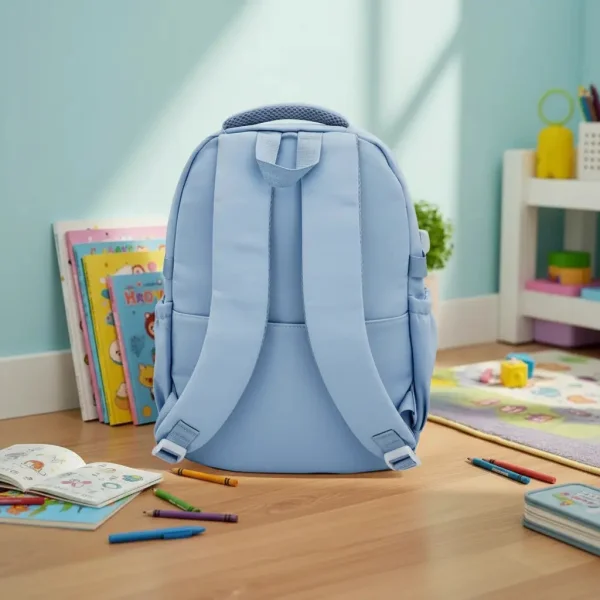 Mochila Escolar Urbana Porta Notebook Con Monedero Y Peluche