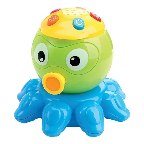 Proyector Pulpo Musical Luz Y Sonido Para Bebe
