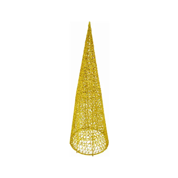 Pino Alambre Cono Navideño Decoración Adorno Navidad 40cm