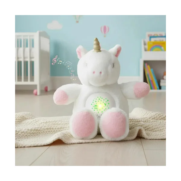 Peluche Unicornio Con Luz Y Música Proyector Infantil