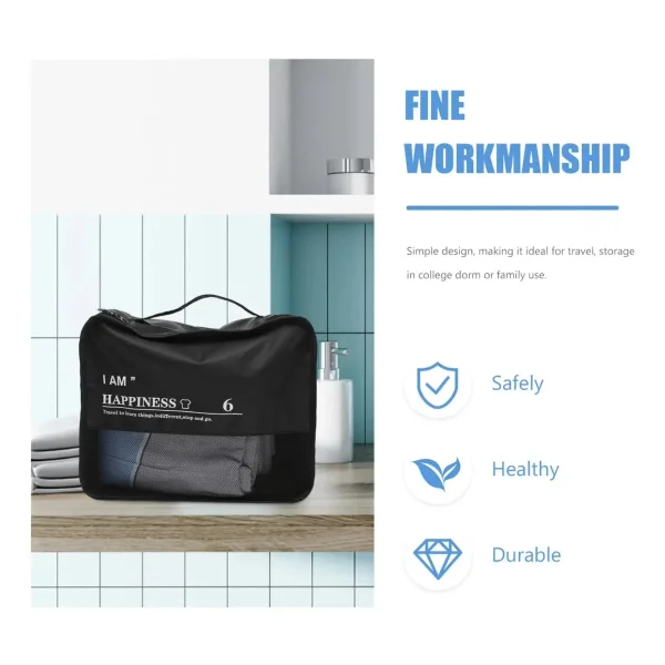 Organizador De Valija Set X6 Negro