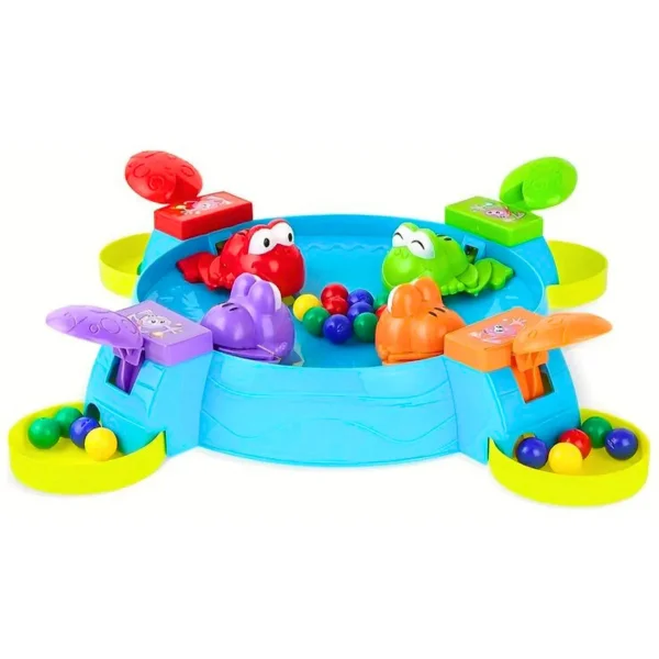 Juego De Mesa Ranitas Glotonas Atrapa Pelotas