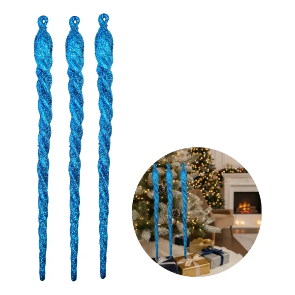 Adorno Colgante Navideño Decoración Bastones De Caramelo X3