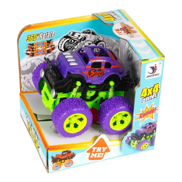 Auto A Friccion Off Road Giro 360 Monster Juguetes