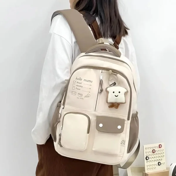 Mochila Kawaii Escolar Urbana Porta Notebook Cute