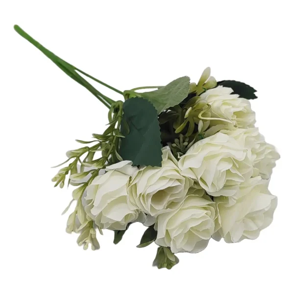 Ramo De Rosas Flores Artificiales Decoracion X1