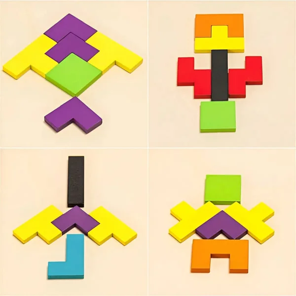 Rompecabezas Tetris Madera Infantil