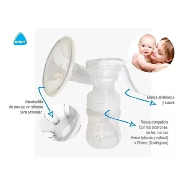 Sacaleche Manual Extractor Leche Materna Bebe Calidad 100%