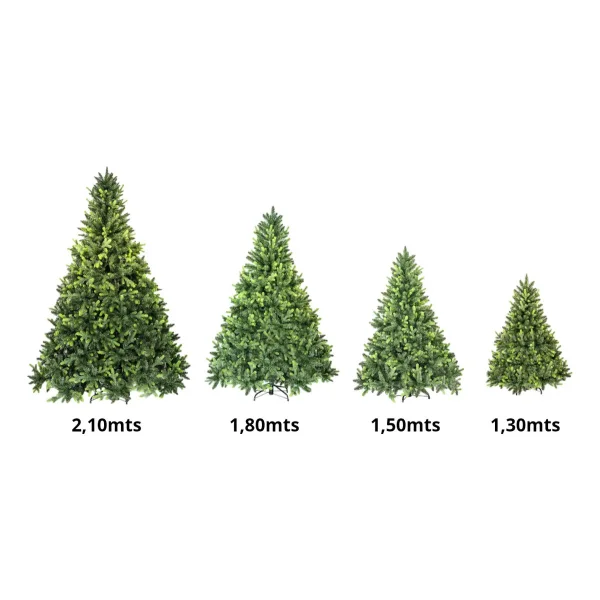 Arbol De Navidad Pino Natural Super Real 2.10mts Verde