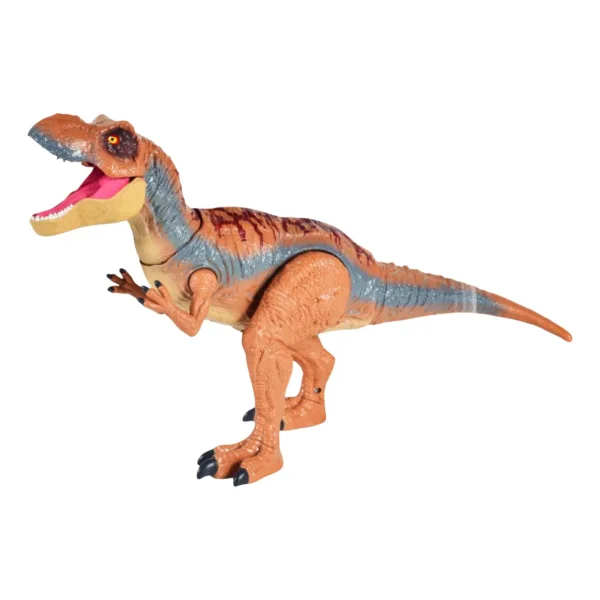 Dinosaurio T-rex Articulado Juguete Luz Sonido Y Movimiento T-rex Marrón