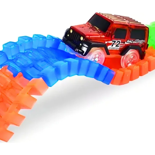 Pista Luminosa Flexible 56 Piezas Con Auto Led