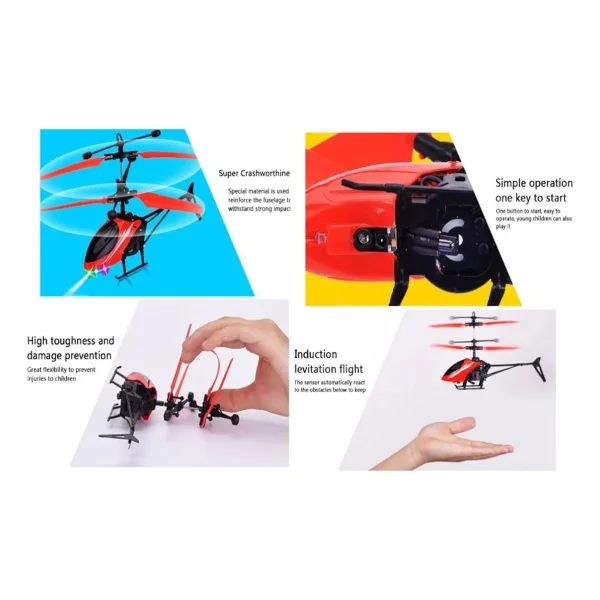 Helicoptero Volador Juguete Dron Recargable Usb