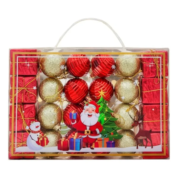 Bolas De Navidad 4cm Valija Adornos Colgante Navideño X24
