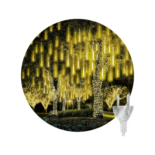 Luces Led Lluvia Meteoro 3mt X8 Tubos 220v Interconectable