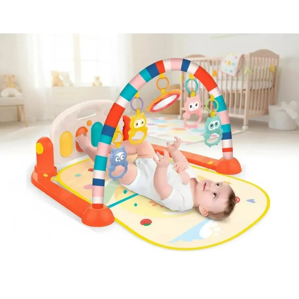 Gimnasio Piano Musical Bebe 0-1 Años Luces Sonidos Sonajeros