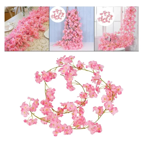 Guirnalda De Flores Artificiales Enredadera Decoracion