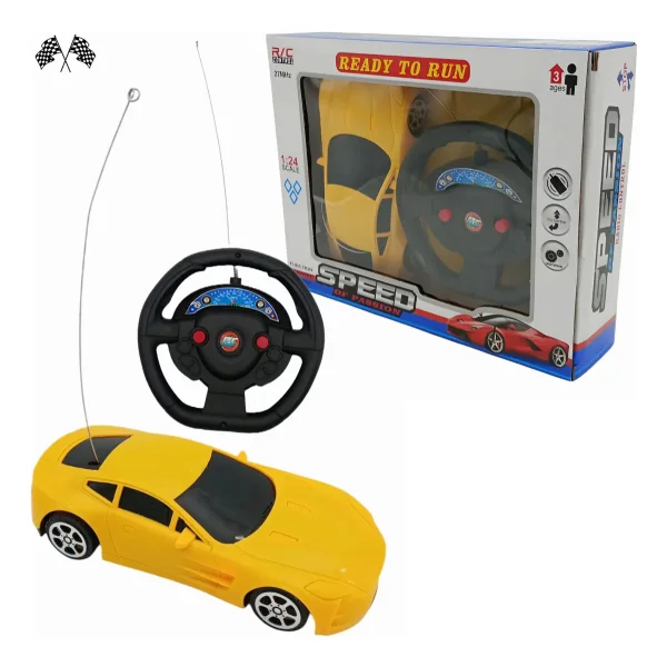 Auto De Carrera Deportivo A Control Remoto Radio Escala 1:24