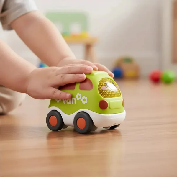 Camioncito De Juguete Bioplastico Amarillo Ecologico Para Niños