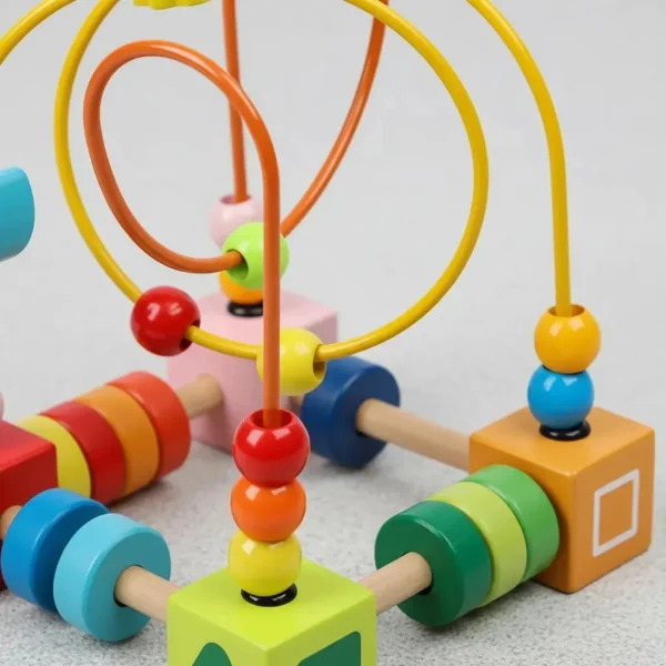 Laberinto Didactico Plastico Amarillo Para Niños 2-4 Años