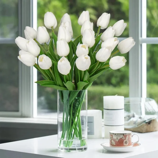 Tulipan Artificial Flores Artificiales Decoracion X1
