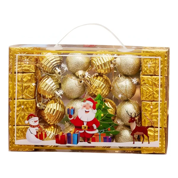 Bolas De Navidad 4cm Valija Adornos Colgante Navideño X24