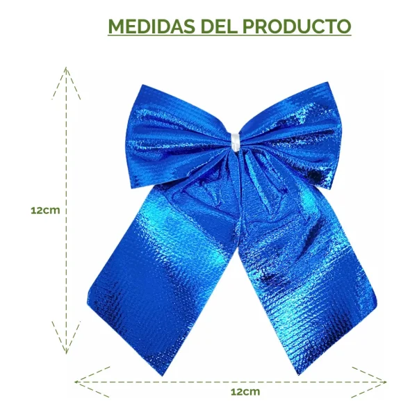 Adorno Colgante Moños X1 Decoracion Arbol De Navidad