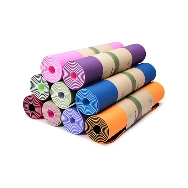 Yoga Mat 6mm Colchoneta Pilates Fitness Tpe Gimnasia
