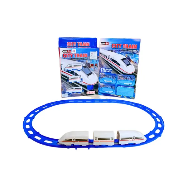 Tren Bala Juguete Pista Alta Velocidad Rápido Vías Y Sonidos