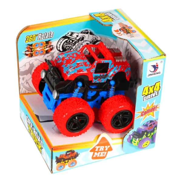 Auto A Friccion Off Road Giro 360 Monster Juguetes