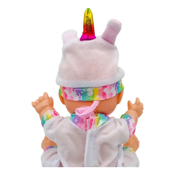 Muñeco Bebe Bebote Luna Infantil 22cm Con Pijamas Cute Baby