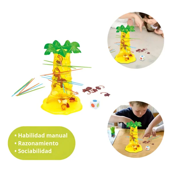 Juego De Mesa Habilidad Monkey Locos Monos