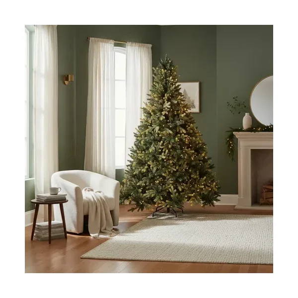 Arbol De Navidad Pino Natural Super Real 2.10mts Verde