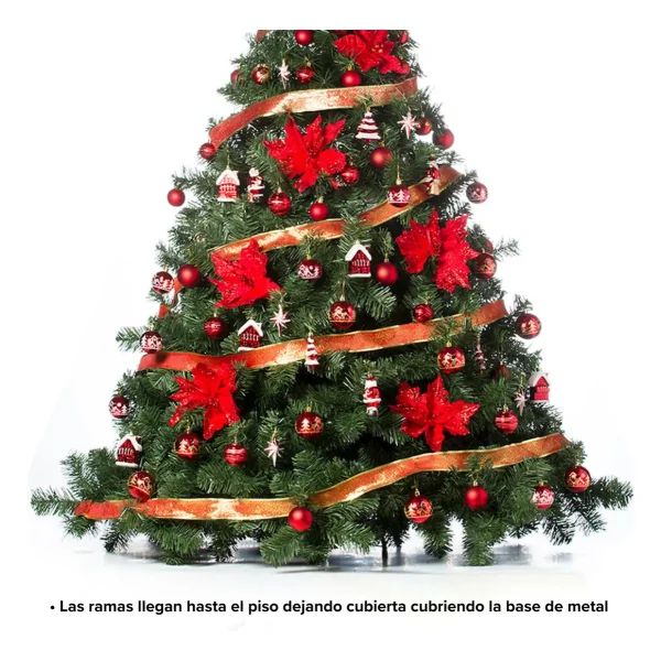Arbol de Navidad Extra Lujo Patagonia 1.80mts Con Adornos X72