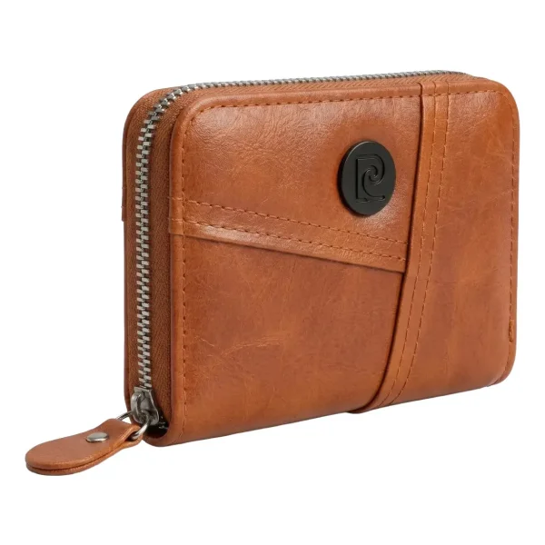 Billetera Tarjetero Pierre Cardin Cuero Pu Tarjetas Marrón